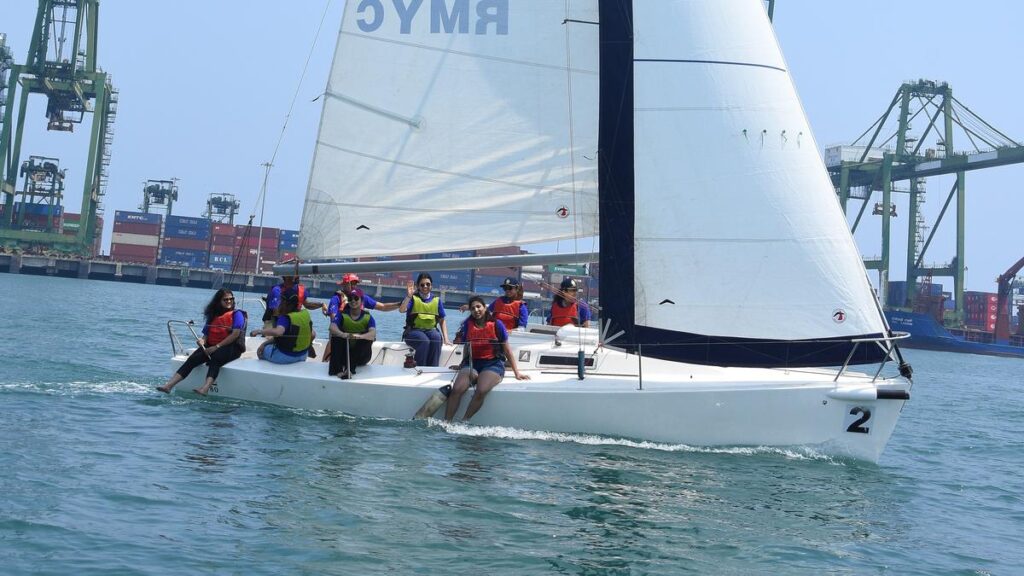 30 pilots sail at Chennai Harbour to celebrate women’s day