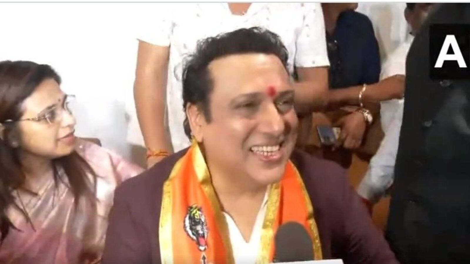 Actor Govinda joins CM Eknath Shinde’s Shiv Sena in Mumbai ahead of Lok Sabha polls: ‘I am back’