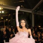 Cannes 2024: Nancy Tyagi makes her maiden appearance at festival with self-stitched 20kg gown