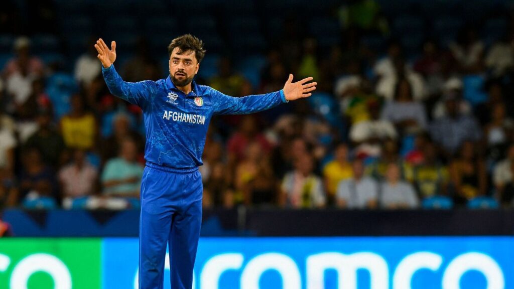 AFG vs BAN T20 WC: Netizens react as Afghan Captain Rashid Khan throws bat at Karim Janat: ‘Never seen this in…’