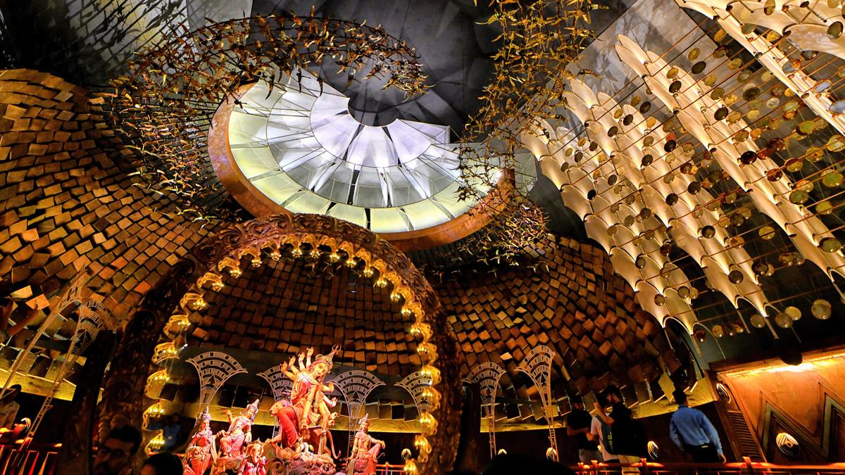 Watch | A walkthrough of Kolkata’s Durga Puja pandals with Sharan Apparao