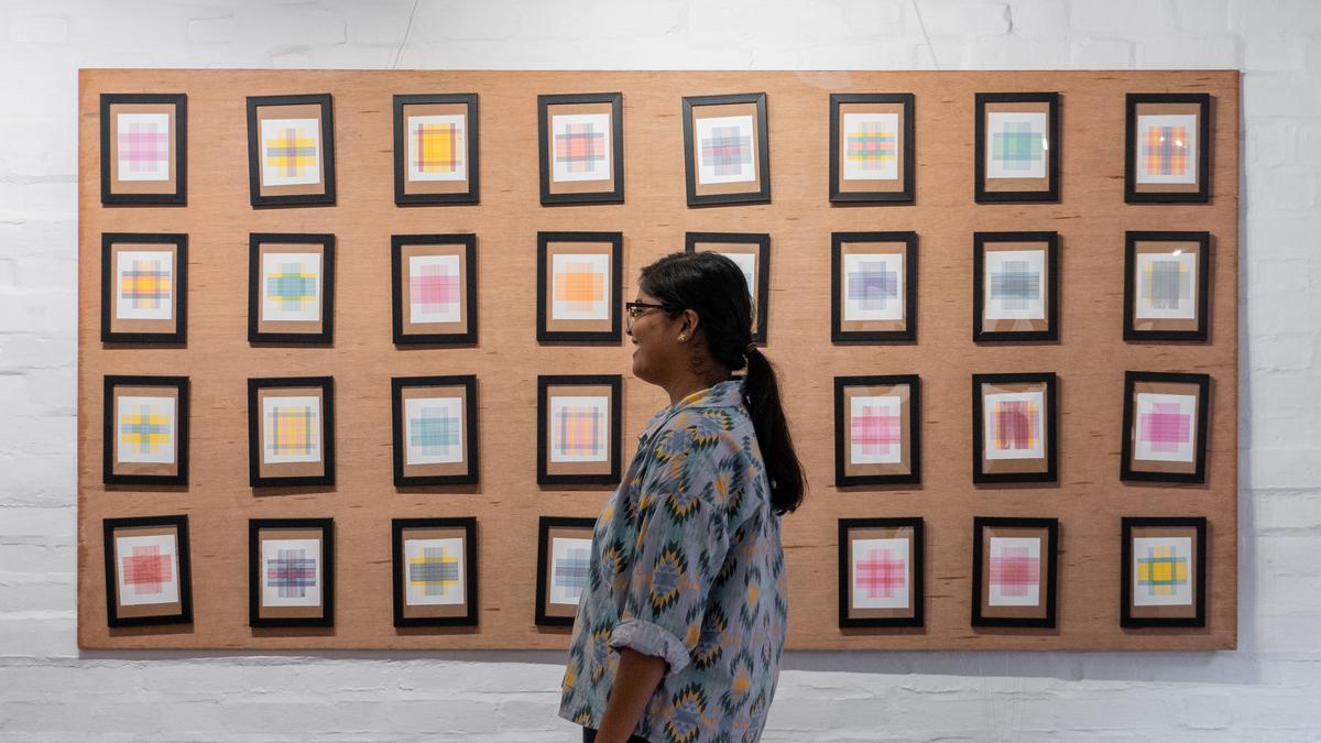 House of Thinai’s travelling exhibition links Madras checks and generative art technology