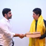 Nara Lokesh meets Amazon Web Services MD Rachel Skaff and Indra Nooyi, among others, in Las Vegas