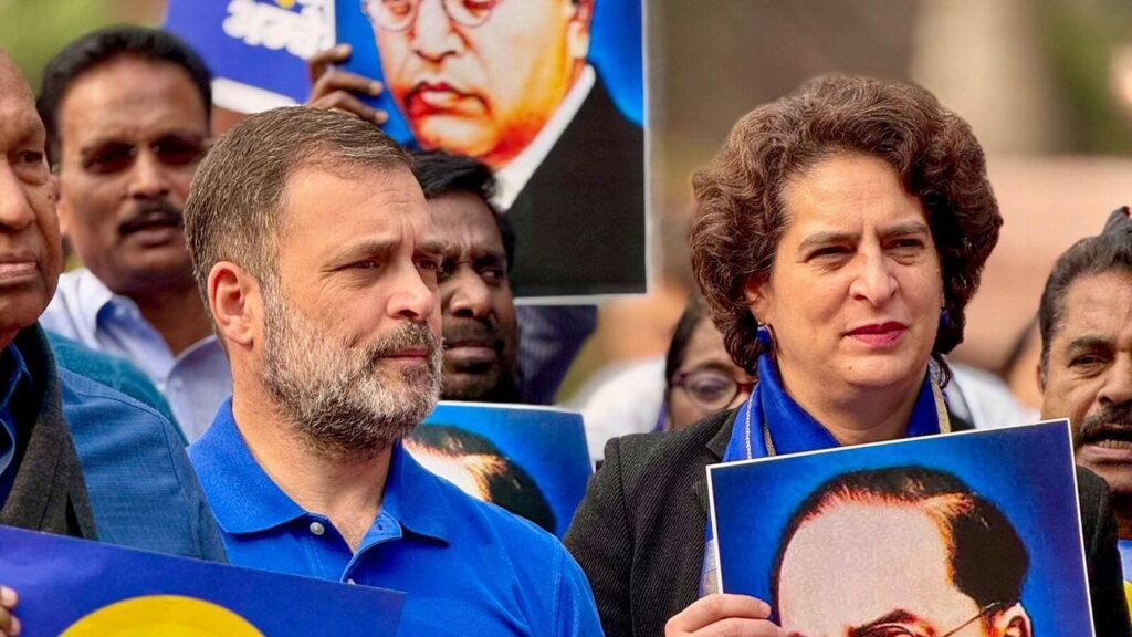 Priyanka Gandhi calls allegations of Rahul pushing Pratap Sarangi ‘a conspiracy’, challenges BJP to say ‘Jai Bheem’