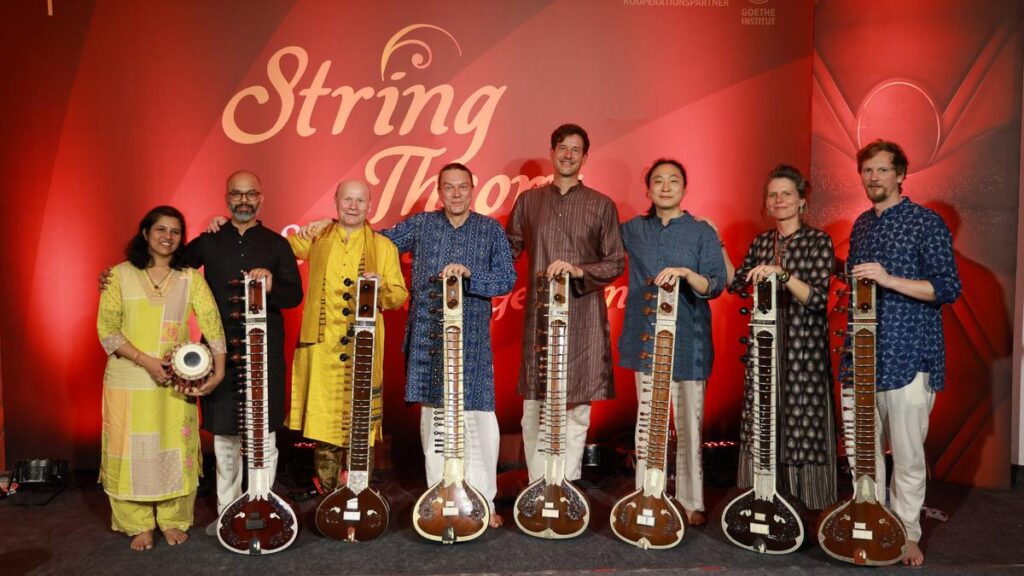 String Theory, a Berlin-based sitar band featuring international musicians, makes its debut in Thiruvananthapuram