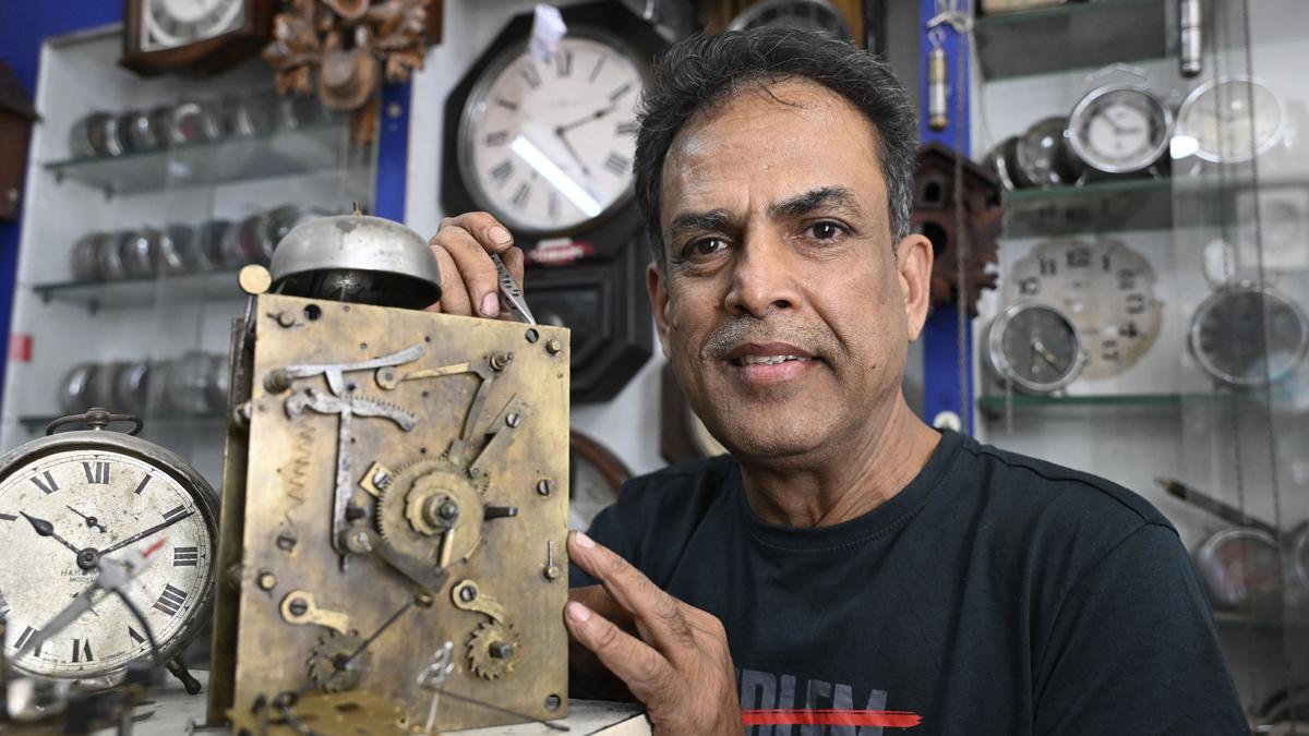 Meet vintage clocks collector Aseef Ismail from Coimbatore